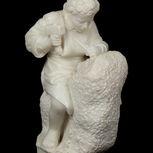 An Italian Carved Marble