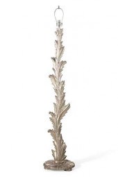 AN ITALIAN CARVED SILVERED WOO