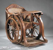 An Italian Carved Walnut and C