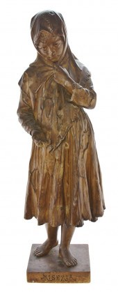 An Italian Carved Wood Figure