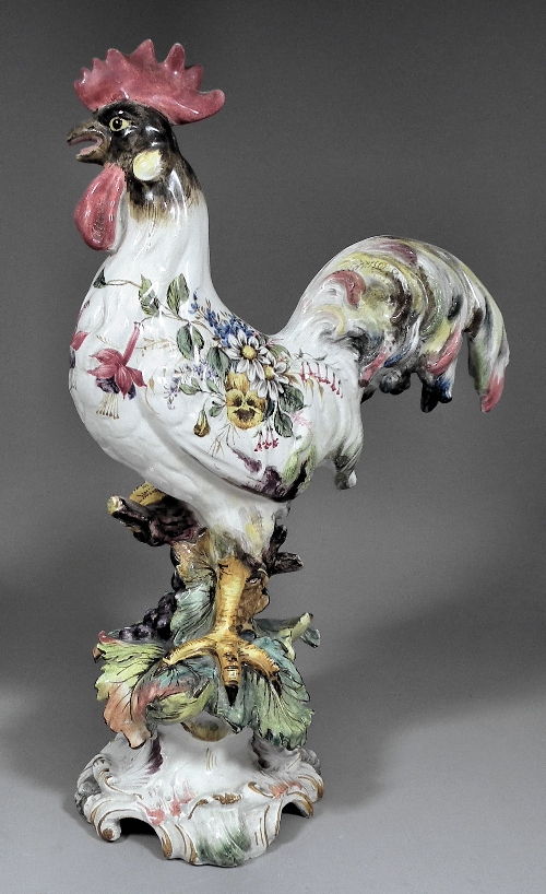 An Italian faience figure of a