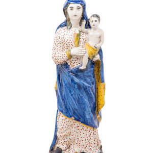 An Italian Faïence Figure of the