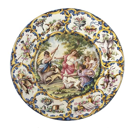 An Italian Faience Platter