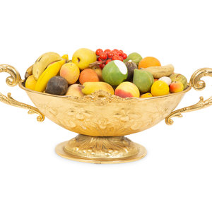 An Italian Gilt Metal Centerpiece