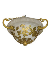 AN ITALIAN GILT METAL MOUNTED