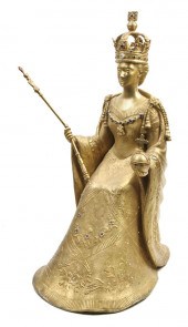 An Italian Gilt Silver Figure
