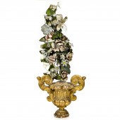 AN ITALIAN GILTWOOD ALTAR URN