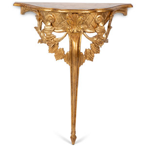 An Italian Giltwood Console Table