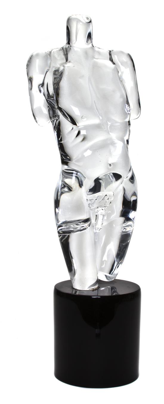 An Italian Glass Sculpture Dino