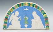 An Italian Glazed Ceramic Reli
