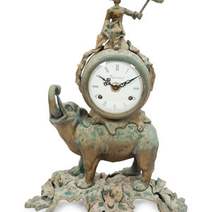 An Italian Imperial Bronze Elephant