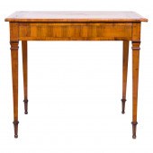 AN ITALIAN INLAID FRUITWOOD TA