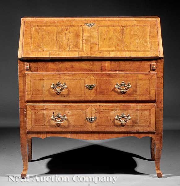 An Italian Inlaid Walnut