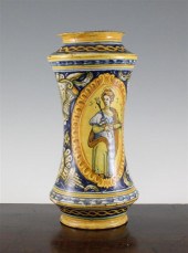 An Italian maiolica waisted al