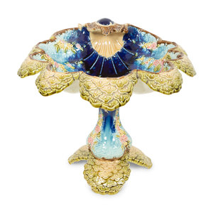 An Italian Majolica Center Piece
