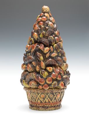 An Italian Majolica Fruit and Nut