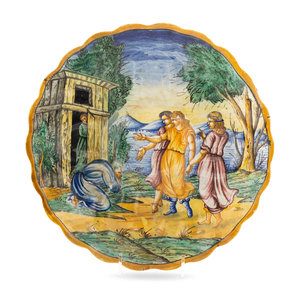 An Italian Majolica Plate