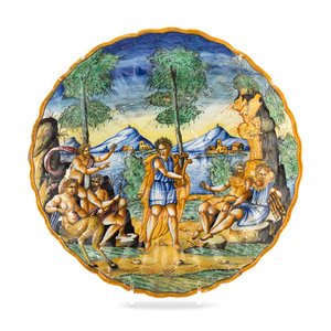 An Italian Majolica Plate