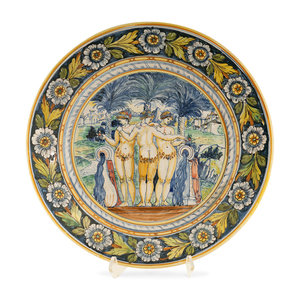 An Italian Majolica Platter 20th