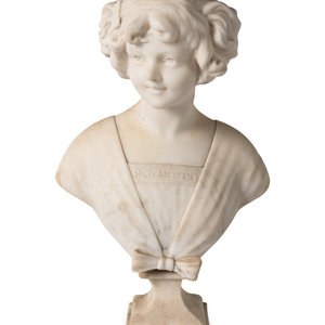 An Italian Marble Bust Attributed