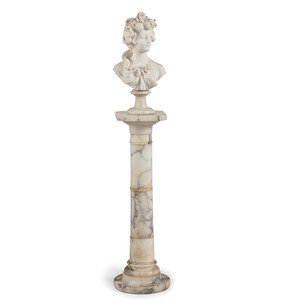 An Italian Marble Bust Attributed