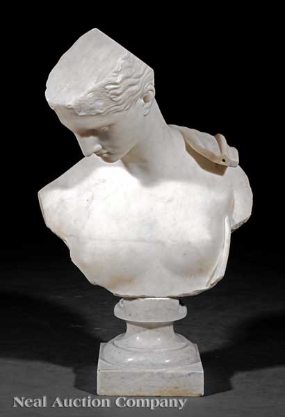 An Italian Marble Bust of Venus