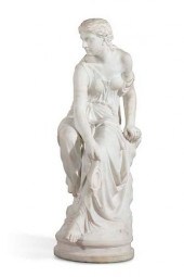 AN ITALIAN MARBLE FIGURE OF PS