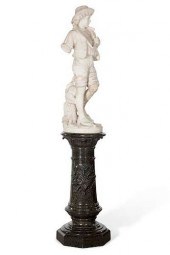 AN ITALIAN MARBLE OF A YOUTH: