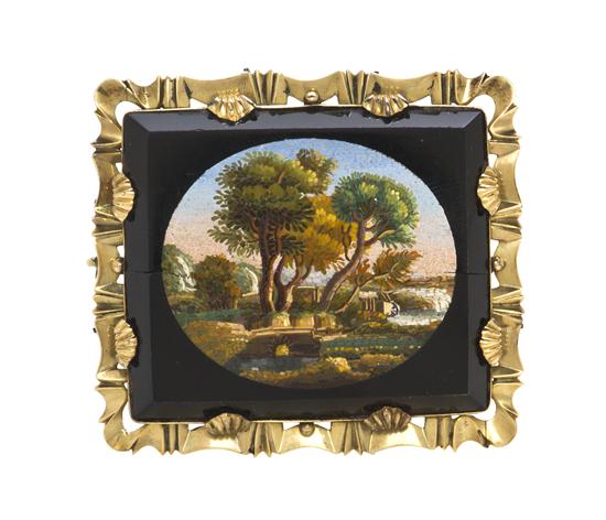 * An Italian Micromosaic 19th