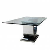 AN ITALIAN MODERN GLASS AND CH