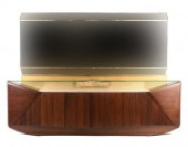 AN ITALIAN MODERNST ROSEWOOD A