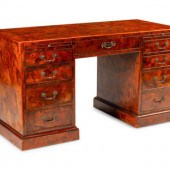 An Italian Olivewood Pedestal