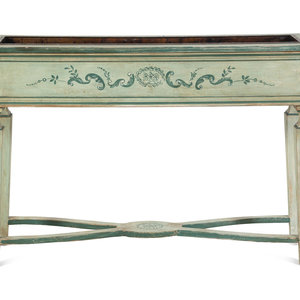 An Italian Painted Jardinière 