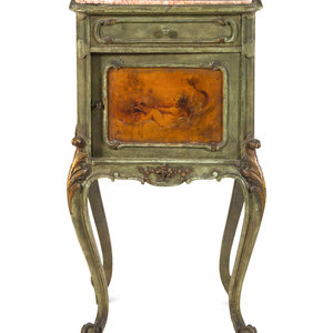 An Italian Painted Marble-Top