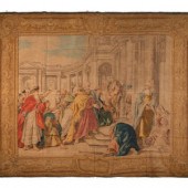 An Italian Painted Tapestry De