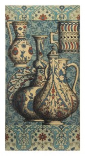 An Italian Painted Wood Panel