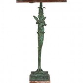 An Italian Patinated Bronze Ma