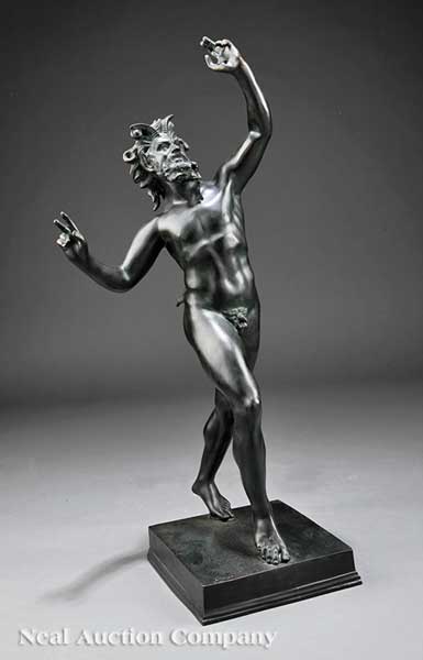 An Italian Patinated Bronze of a