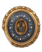 AN ITALIAN PIETRA DURA AND BRO