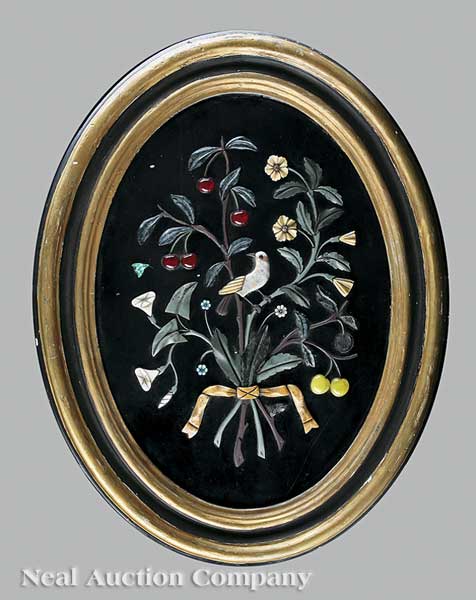 An Italian Pietra Dura Plaque