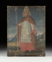 AN ITALIAN PORTRAIT PAINTING O
