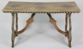 An Italian rectangular walnut