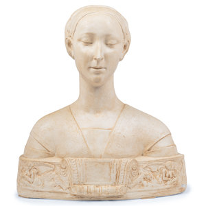 An Italian Resin Bust of Eleanor of