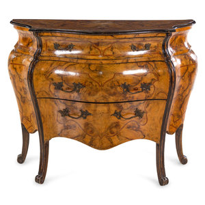 An Italian Rococo Satinwood