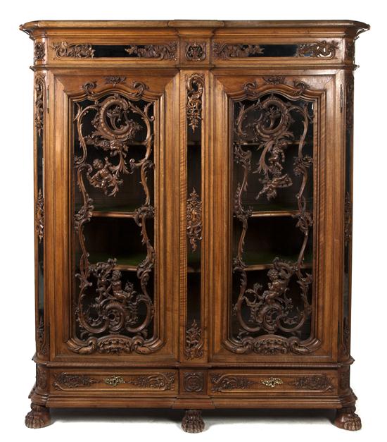 An Italian Rococo Style Carved
