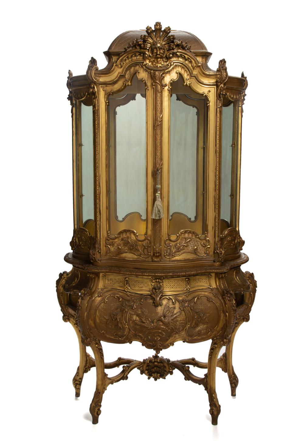 AN ITALIAN ROCOCO-STYLE CARVED