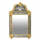 AN ITALIAN ROCOCO STYLE GILT B