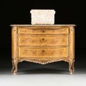 AN ITALIAN ROCOCO STYLE MARBLE