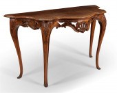 AN ITALIAN ROCOCO WALNUT SIDE
