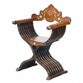 AN ITALIAN SAVONAROLA INLAID C
